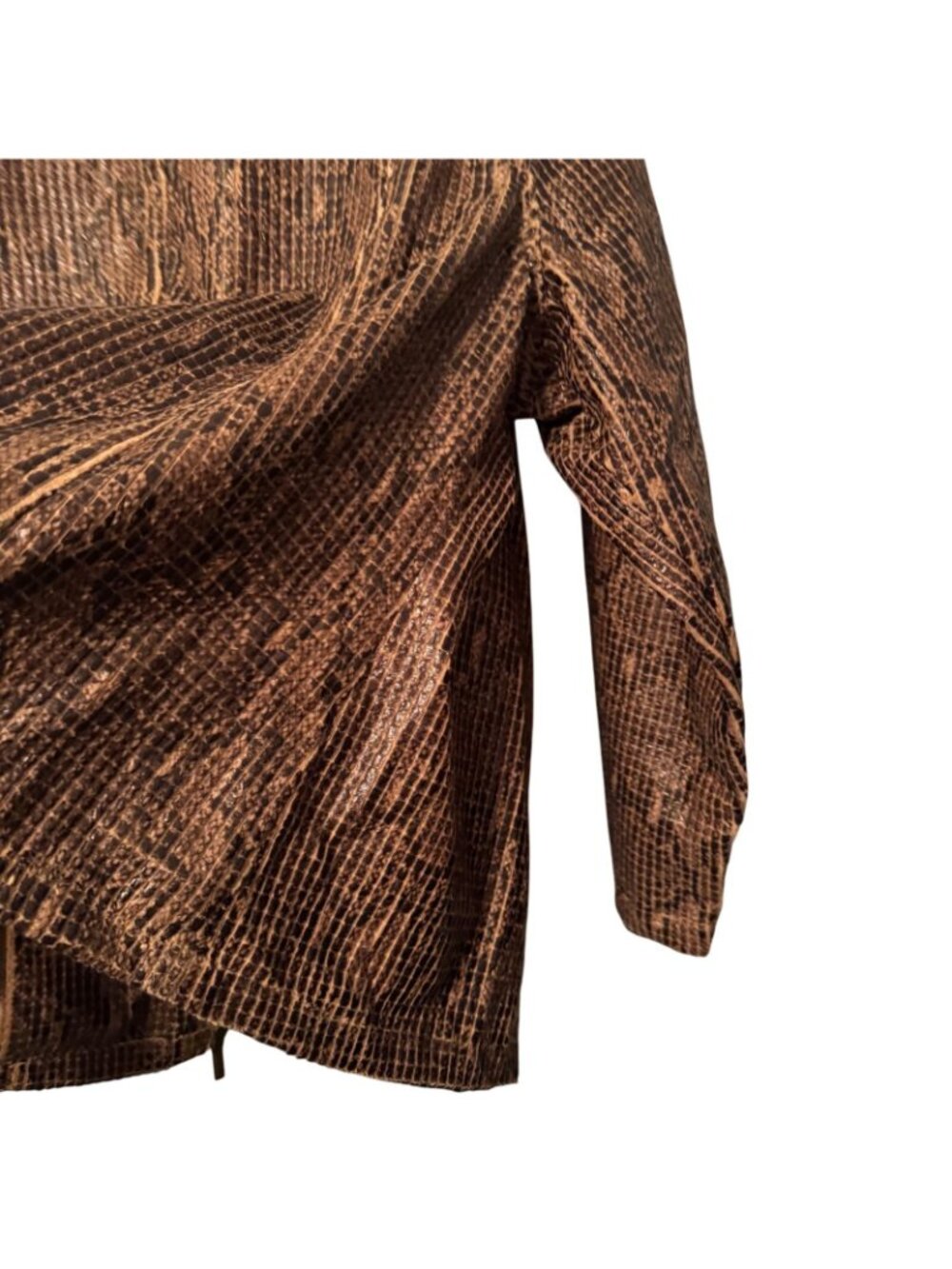 Ruby Rd. Womens Snake Print Zip-Up Jacket Size 18W 100% Polyester Jacket - Picture 7 of 12